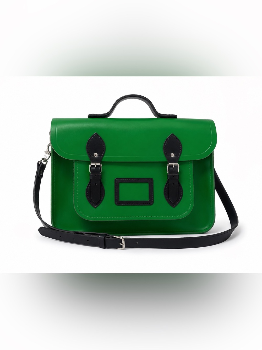 The Cambridge Satchel Company Green Leather Bag/ OS